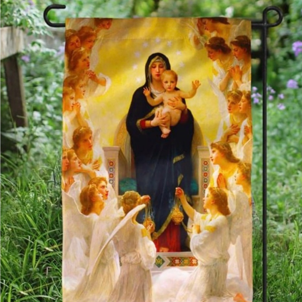 New - Queen of the Angels Garden Flag / Religious/ Catholic / Christian